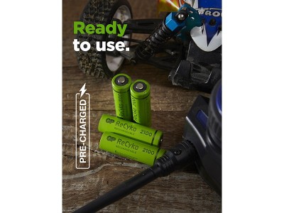 Laddningsbart batteri GP ReCyko 2100 mAh AA/R06, 4-pack#5