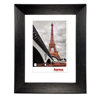 HAMA Ram Paris 10x15cm, med passepartout 7x10cm - Svart