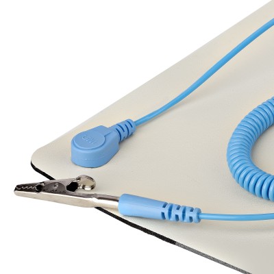 Antistatmatta (ESD) StarTech.com 120x60cm, jordkabel spiral 2m#5