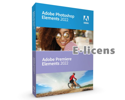 Adobe Photoshop Elements + Premiere Elements 2022 Mac Multi Language, 1 användare, E-licens