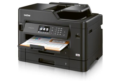 Brother MFC-J5730DW, A3 skrivare + A4 scanner + kopiator + fax, 22/20 ipm ISO, 1200x2400 dpi scanner, duplex, AirPrint, USB/LAN/WiFi