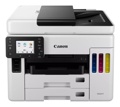 Canon MAXIFY GX7050, skrivare + scanner + kopiator + fax, 24/15,5 ppm ISO, 1200x1200 dpi scanner, duplex, display, Airprint, USB/LAN/WiFi