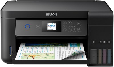 Epson EcoTank ET-2750, skrivare + scanner + kopiator, 10,5/5 ppm ISO, 1200x2400 dpi scanner, duplex, USB/WiFi