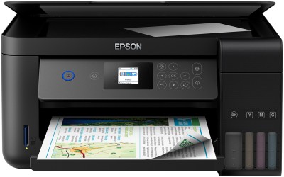 Epson EcoTank L4160, skrivare + scanner + kopiator, 10,5/5 ppm ISO, 1200x2400 dpi scanner, duplex, display, AirPrint, USB/WiFi