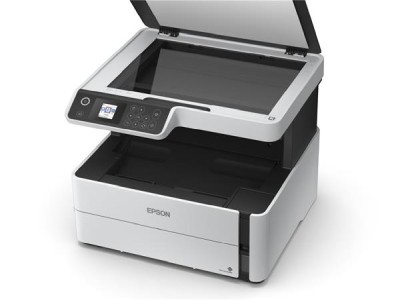 Epson EcoTank ET-M2140, svart/vit skrivare + scanner + kopiator, 20 ppm ISO, duplex, 1200x2400 dpi scanner, USB#2