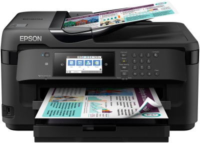 Epson WorkForce WF-7710DWF, A3 skrivare + scanner + kopiator + fax, 18/10 ppm ISO, 1200x2400 dpi scanner, duplex, AirPrint, USB/LAN/WiFi/NFC