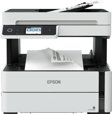 Epson EcoTank ET-M3170, svart/vit skrivare + scanner + kopiator + fax, 20 ppm ISO, duplex, arkmatare, 1200x2400 dpi scanner, duplex, USB/WiFi