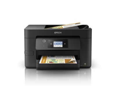 Epson WorkForce Pro WF-3820DWF, skrivare + scanner + kopiator + fax, 21/10 ppm ISO, 1200x2400 dpi scanner, duplex, display, AirPrint, USB/WiFi#1