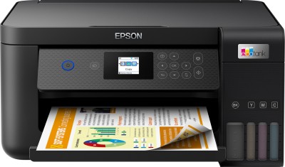 Epson EcoTank ET-2850, skrivare + scanner + kopiator, 10,5/5 ppm ISO, 1200x2400 dpi scanner, duplex, display, AirPrint, USB/WiFi