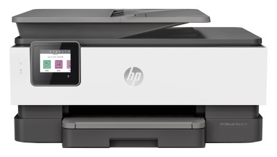 HP OfficeJet Pro 8022 All-in-One, skrivare + scanner + kopiator + fax, 20/10 ppm, AirPrint, USB/LAN/WiFi