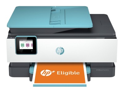 HP OfficeJet Pro 8025e All-in-One, skrivare + scanner + kopiator + fax, 20/10 ppm, 1200x1200 dpi scanner, duplex, display, AirPrint, USB/LAN/WiFi