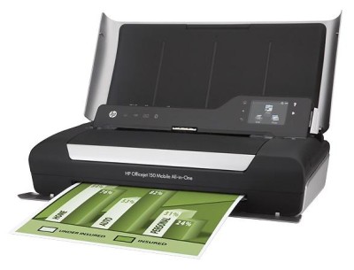 HP OfficeJet 200 mobil skrivare, A4, 1200x1200 dpi, 20/19 ppm, AirPrint, USB/WiFi/Bluetooth, batteridriven (tillval)