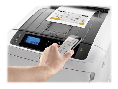 OKI C834nw, A3, 1200x600 dpi färglaser, 36/36 ppm, AirPrint, USB/LAN/WiFi/NFC#2