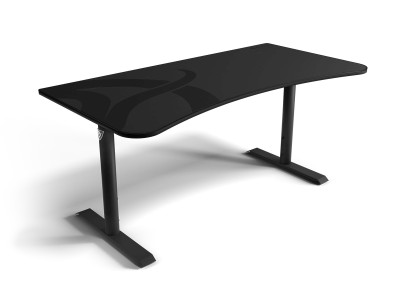 Arozzi Arena Gaming Desk Gunmetal Dark Grey, höjdjusterbart, heltäckande musmatta#3