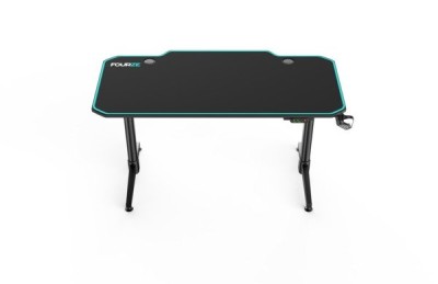 Fourze D1400-E, justerbart 73-124 cm - Svart/cyan#1