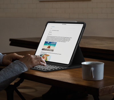 Logitech Slim Folio Pro för iPad Pro 12,9-tum (gen 3), Bluetooth, nordiskt - Graphite#5