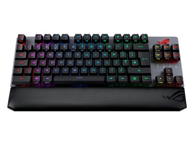 ASUS ROG Strix Scope RX TKL Wireless Deluxe (svart) 80% gamingtangentbord, trådlöst, nordisk layout, RGB, PBT Keycaps#3