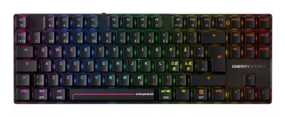 Cherry Xtrfy MX 8.2 Pro TMR Wireless, magnetiskt/mekaniskt, RF/Bluetooth/USB - Svart#1