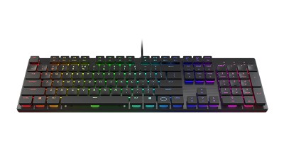 Cooler Master SK650, Cherry MX Low Profile RGB, USB, nordiskt - Svart#2