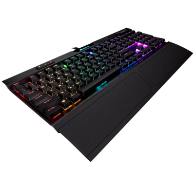 Corsair Gaming K70 MK.2 Low Profile, Cherry MX RapidFire, RGB LED, USB, nordiskt - Svart#1