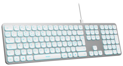 Deltaco Wired Low-Profile Aluminium Keyboard, USB-A/USB-C, bakgrundsbelysning#2