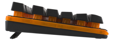 Deltaco GAMING Tangentbord, membranbrytare, Orange LED, USB, nordiskt - Svart#4