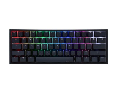Ducky One 2 Mini 2020, Cherry MX Silent Red, RGB - Svart