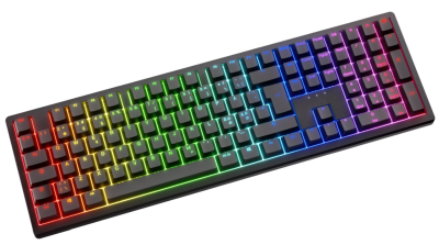 Ducky Zero 6108 Classic Fullsize Wireless (Tri-mode) RGB, Cherry MX2A Brown - Svart#1