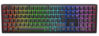 Ducky Zero 6108 Classic Fullsize Wireless (Tri-mode) RGB, Cherry MX2A Brown - Svart#2