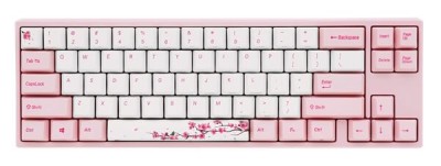 Ducky x Varmilo MIYA-Pro Sakura, TKL, Cherry MX Blue, USB-C, Nordiskt - Vit/Rosa#1