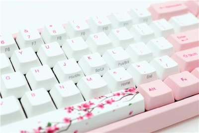 Ducky x Varmilo MIYA-Pro Sakura, TKL, Cherry MX Blue, USB-C, Nordiskt - Vit/Rosa#2