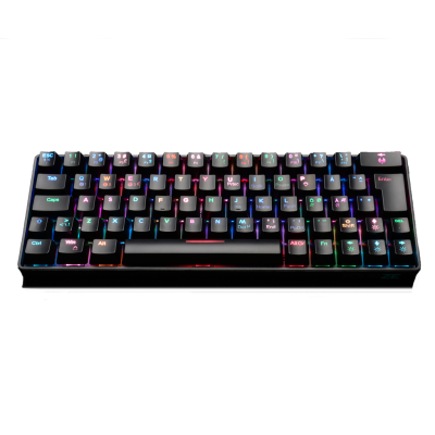 Fourze GK60 Gaming Keyboard 60%, USB-C/Bluetooth, RGB - Svart#2