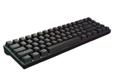 Havit GAMENOTE KB496L RGB Mekaniskt, Outemu Brown, 65%, USB/Bluetooth, nordiskt - Svart#2