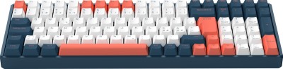 Iqunix F96 Coral Sea Wireless RGB, Cherry MX Red, Bluetooth/USB-C