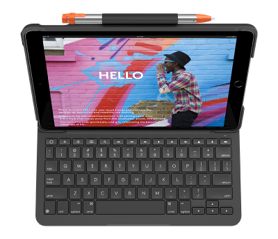 Logitech Slim Folio Keyboard Cover för iPad Air 3:e Gen, Bluetooth, nordiskt - Grafitgrå#2