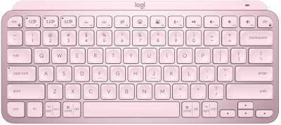 Logitech MX Keys Mini, Bluetooth/RF, nordiskt - Rosa