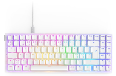 NZXT Function 2 MiniTKL Optical Switch Keyboard, RGB - Vit