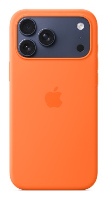 Apple silikonskal med MagSafe till iPhone 17 Pro Max - Orange#3