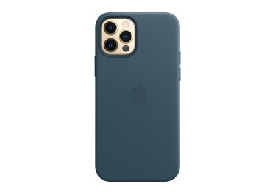 Apple läderfodral med MagSafe till iPhone 12 och iPhone 12 Pro - Östersjöblå#1