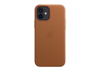 Apple läderfodral med MagSafe till iPhone 12 och iPhone 12 Pro - Sadelbrun#1