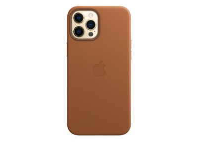 Apple läderfodral med MagSafe till iPhone 12 Pro Max - Sadelbrun#1