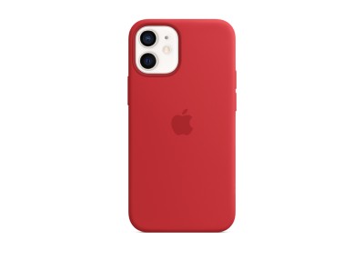 Apple silikonskal med MagSafe till iPhone 12 mini - (PRODUCT)RED#3