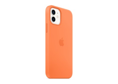 Apple silikonskal med MagSafe till iPhone 12 och iPhone 12 Pro - Kumquat#1