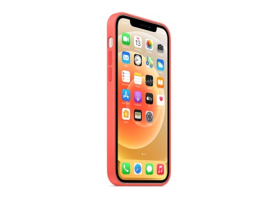 Apple silikonskal med MagSafe till iPhone 12 och iPhone 12 Pro - Citrusrosa#2