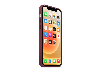 Apple silikonskal med MagSafe till iPhone 12 och iPhone 12 Pro - Plommon#2