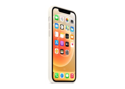 Apple silikonskal med MagSafe till iPhone 12 och iPhone 12 Pro - Vit#2