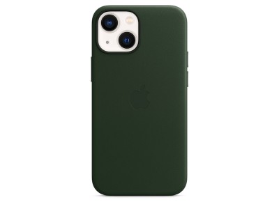 Apple Läderskal med MagSafe till iPhone 13 mini - Sequoiagrön