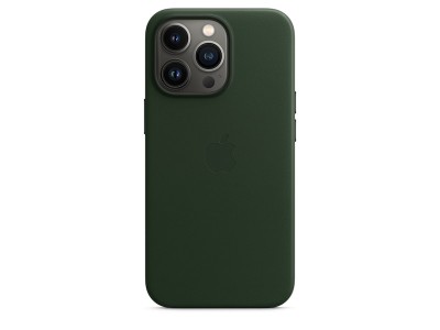 Apple Läderskal med MagSafe till iPhone 13 Pro - Sequoiagrön
