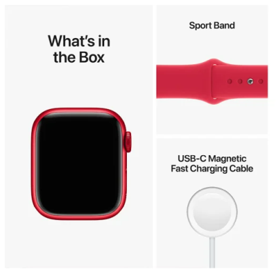Apple Watch Series 8 GPS + Cellular, 41mm (PRODUCT)RED Aluminiumboett med (PRODUCT)RED Sportband#2