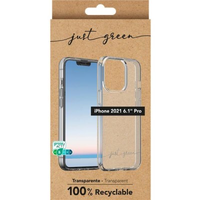 Skal Bigben iPhone 13 Pro Just Green Recyclable Case Transparent#3